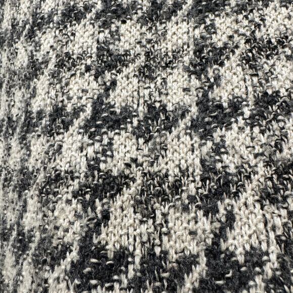 Madewell Sweater Womens Small Cowl Neck Merino Wool Alpaca Blend Houndstooth - Picture 5 of 8